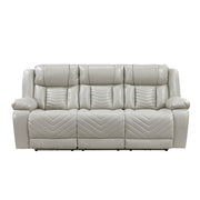 8457GRY*2PW 2pc Set: Sofa, Love (Power) - 8457GRY*2PW