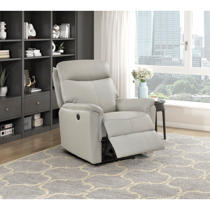8459LGY-1PW Power Reclining Chair - 8459LGY-1PW