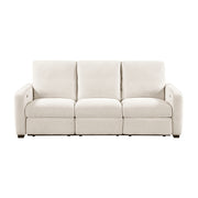 8479BEG-3PW Power Double Reclining Sofa with USB Charging Ports - 8479BEG-3PW