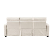 8479BEG-3PW Power Double Reclining Sofa with USB Charging Ports - 8479BEG-3PW