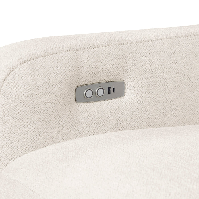 8479BEG-3PW Power Double Reclining Sofa with USB Charging Ports - 8479BEG-3PW