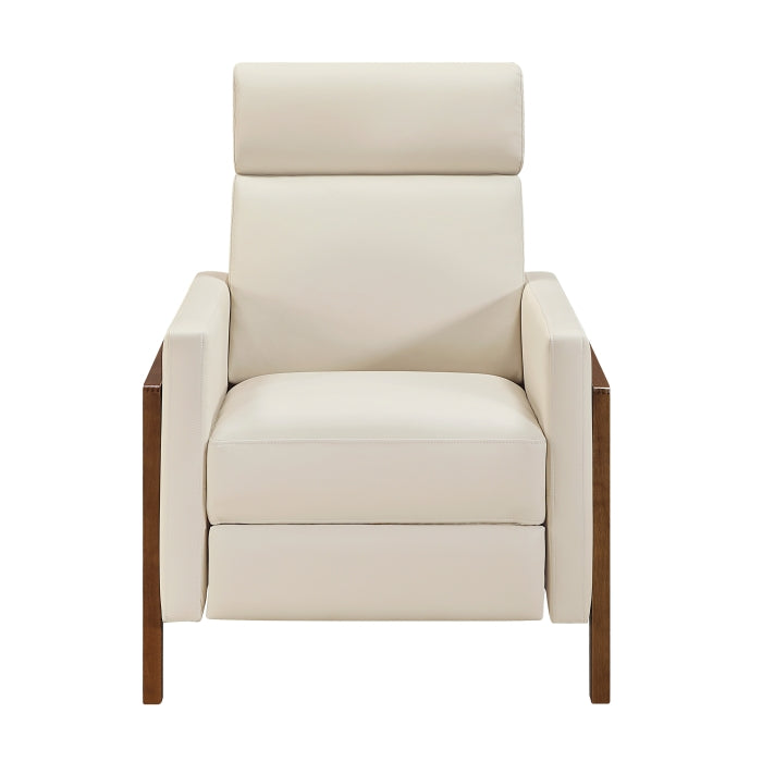 8489BEG-1PB Push Back Reclining Chair - 8489BEG-1PB