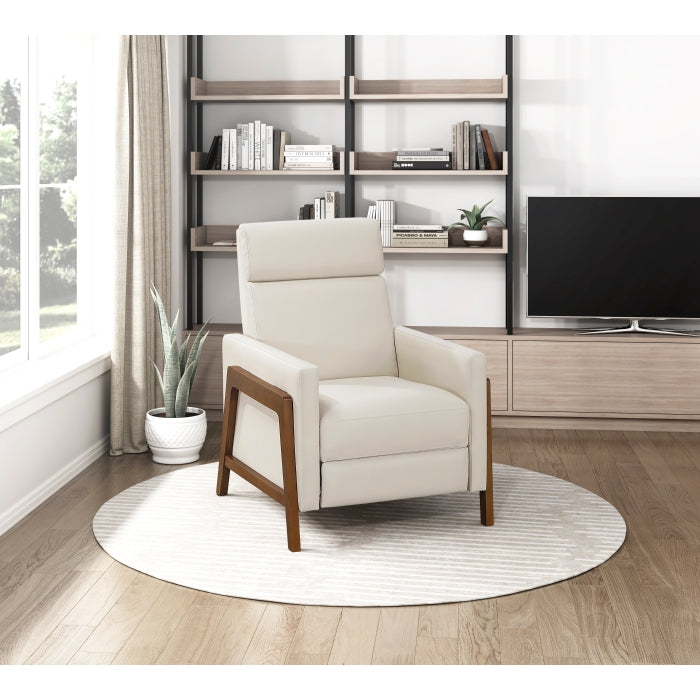 8489BEG-1PB Push Back Reclining Chair - 8489BEG-1PB