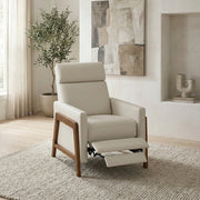 8489BEG-1PB Push Back Reclining Chair - 8489BEG-1PB