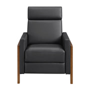 8489BLK-1PB Push Back Reclining Chair - 8489BLK-1PB