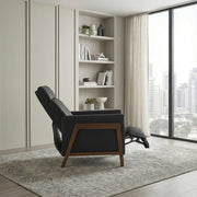 8489BLK-1PB Push Back Reclining Chair - 8489BLK-1PB
