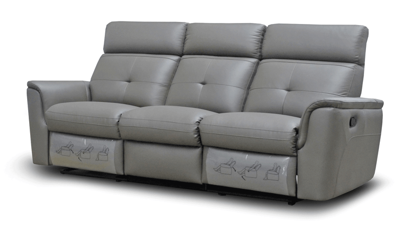 8501 3 Sofa Dark Grey - i28000