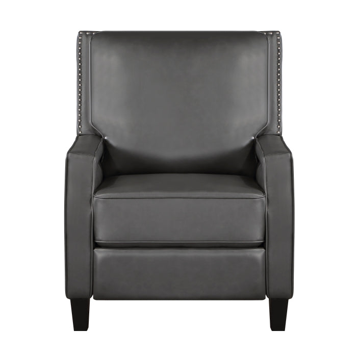 8504GRY-1 Push Back Reclining Chair - 8504GRY-1