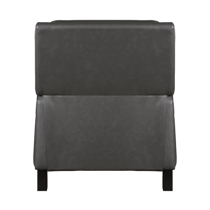 8504GRY-1 Push Back Reclining Chair - 8504GRY-1
