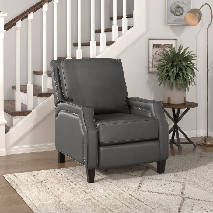 8504GRY-1 Push Back Reclining Chair - 8504GRY-1