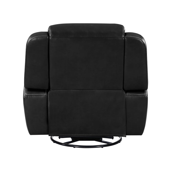 8516BK-1 Swivel Glider Reclining Chair - 8516BK-1