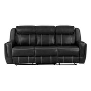 8516BK*2 2pc Set: Sofa, Love - 8516BK*2