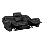 8516BK*2 2pc Set: Sofa, Love - 8516BK*2