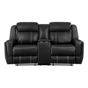 8516BK*2 2pc Set: Sofa, Love - 8516BK*2