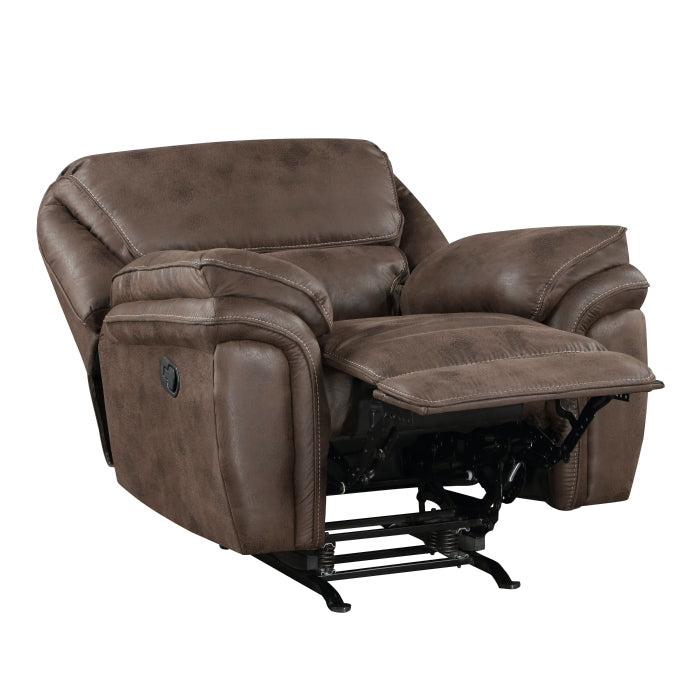 8517BRW-1 Rocker Reclining Chair - 8517BRW-1