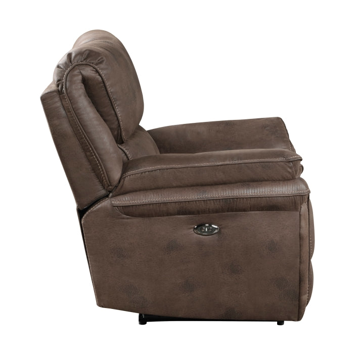 8517BRW-1PW Power Reclining Chair - 8517BRW-1PW