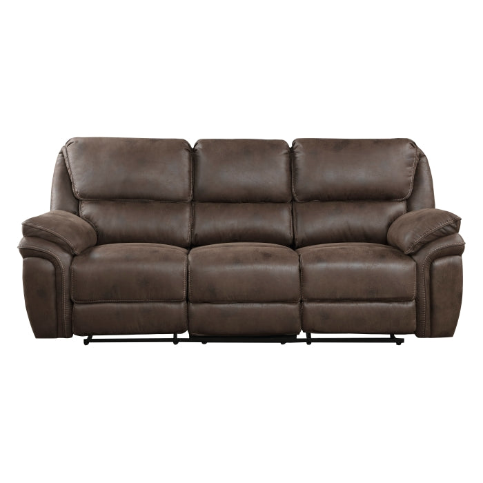 8517BRW-3 Double Reclining Sofa - 8517BRW-3