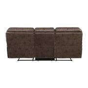 8517BRW-3 Double Reclining Sofa - 8517BRW-3
