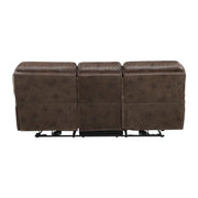 8517BRW-3PW Power Double Reclining Sofa - 8517BRW-3PW