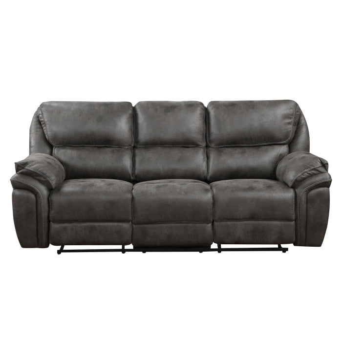 8517GRY*2 2pc Set: Sofa, Love - 8517GRY*2
