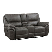 8517GRY*2 2pc Set: Sofa, Love - 8517GRY*2