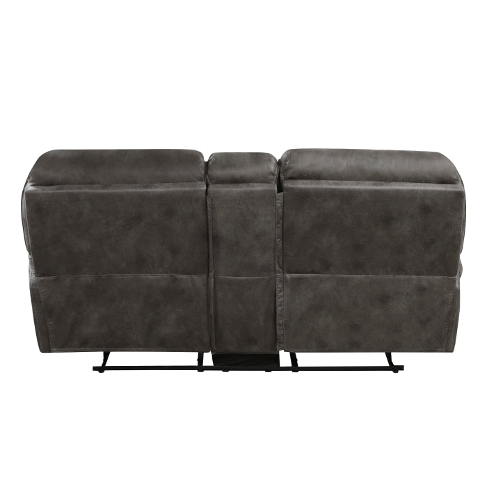 8517GRY*2 2pc Set: Sofa, Love - 8517GRY*2