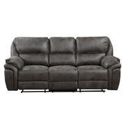 8517GRY-3 Double Reclining Sofa - 8517GRY-3