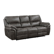 8517GRY-3 Double Reclining Sofa - 8517GRY-3