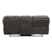 8517GRY-3 Double Reclining Sofa - 8517GRY-3