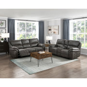 8517GRY-3PW Power Double Reclining Sofa - 8517GRY-3PW