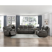 8517GRY-3PW Power Double Reclining Sofa - 8517GRY-3PW