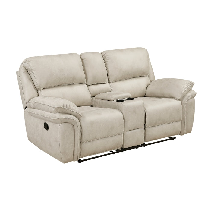 8517PWT-2 Double Reclining Love Seat with Center Console - 8517PWT-2