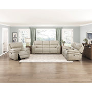 8517PWT-2PW Power Double Reclining Love Seat with Center Console - 8517PWT-2PW