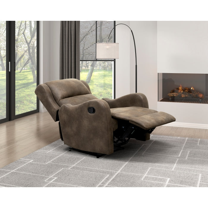 8527BRW-1 Reclining Chair - 8527BRW-1