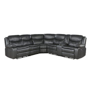 8528DG*SCPW (3)3-Piece Power Reclining Sectional with Right Console - 8528DG*SCPW