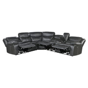 8528DG*SCPW (3)3-Piece Power Reclining Sectional with Right Console - 8528DG*SCPW