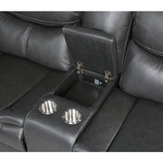 8528DG*SCPW (3)3-Piece Power Reclining Sectional with Right Console - 8528DG*SCPW