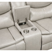 8528TP*SCPW (3)3-Piece Power Reclining Sectional with Right Console - 8528TP*SCPW