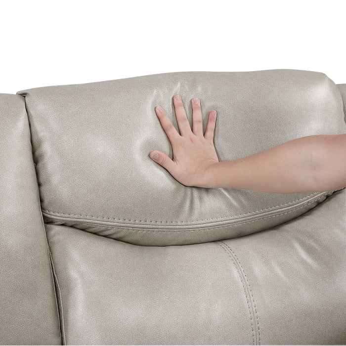 8528TP*SCPW (3)3-Piece Power Reclining Sectional with Right Console - 8528TP*SCPW