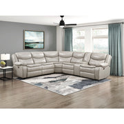 8528TP*SCPW (3)3-Piece Power Reclining Sectional with Right Console - 8528TP*SCPW