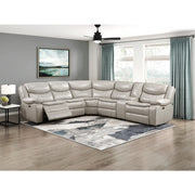 8528TP*SCPW (3)3-Piece Power Reclining Sectional with Right Console - 8528TP*SCPW