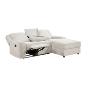 8530BE*SC (2)2-Piece Reclining Sectional with Right Chaise - 8530BE*SC
