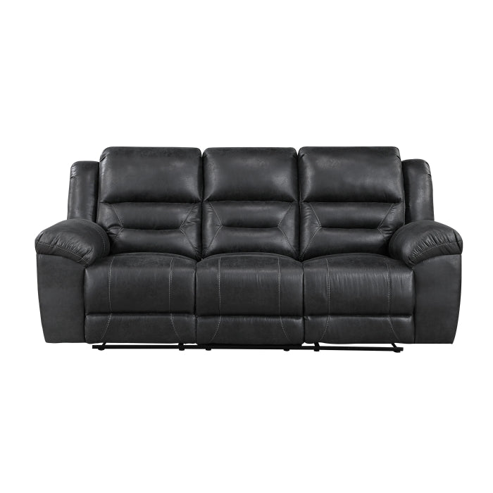 8538BK-3 Double Reclining Sofa - 8538BK-3