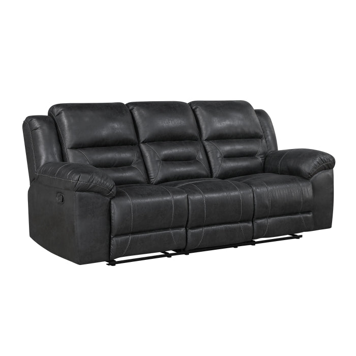8538BK-3 Double Reclining Sofa - 8538BK-3