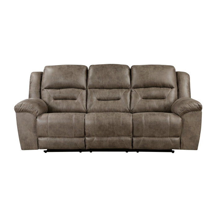 8538BR*2 2pc Set: Sofa, Love - 8538BR*2
