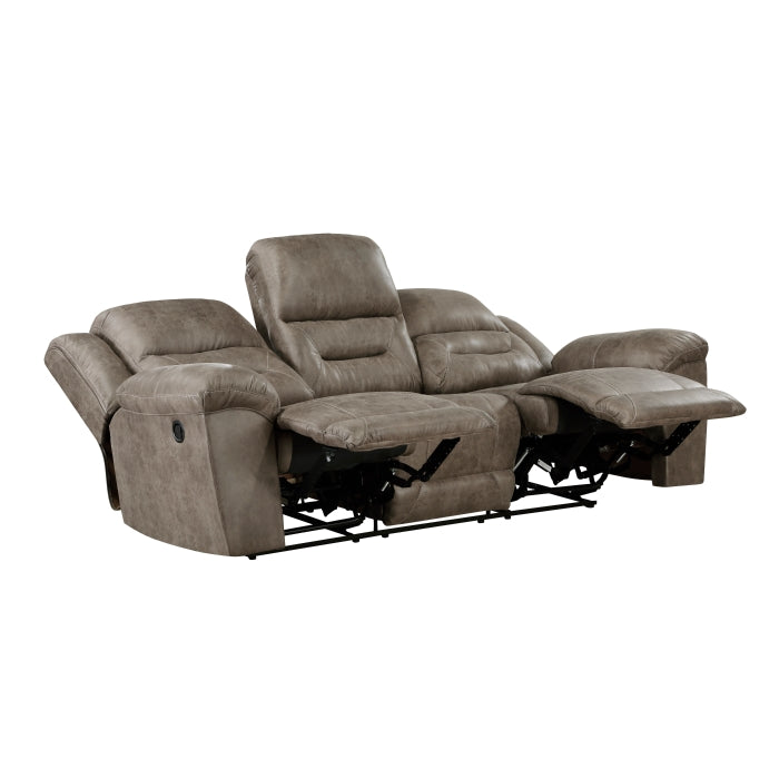 8538BR*2 2pc Set: Sofa, Love - 8538BR*2