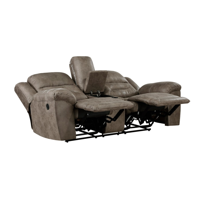 8538BR*2 2pc Set: Sofa, Love - 8538BR*2