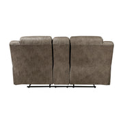 8538BR-2 Double Reclining Love Seat with Center Console - 8538BR-2