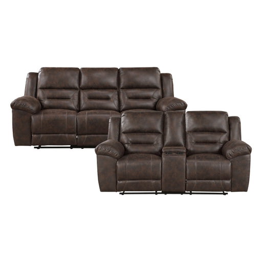 8538DB*2 2pc Set: Sofa, Love - 8538DB*2