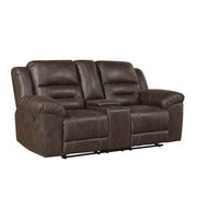 8538DB-2 Double Reclining Love Seat with Center Console - 8538DB-2